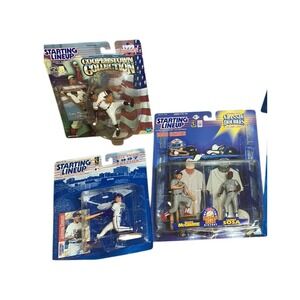 1990s Kenner Starting Lineup Figures Mixed Lot 4 McGwire Sosa Damon Alou